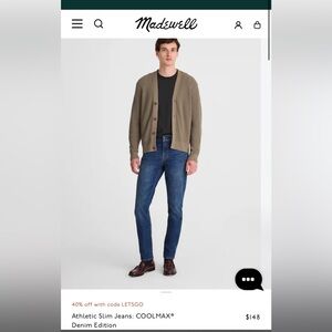 Madewell Athletic Slim Jeans